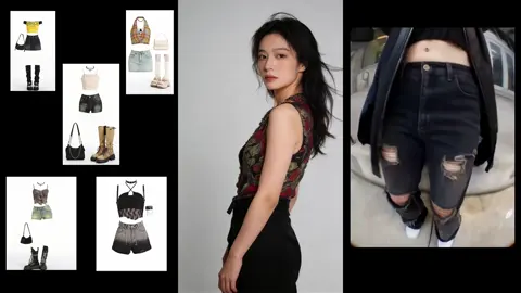 Fashion Sequence with Multiple Outfits and Effects