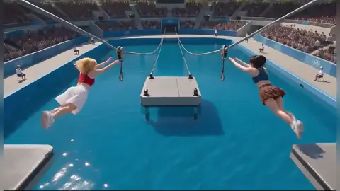 Photorealistic Water Reality Show Action